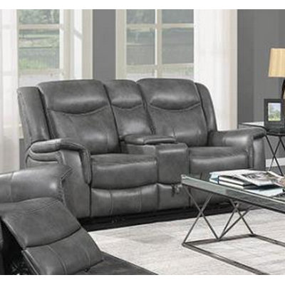 Erico 78'' Faux Leather Reclining Loveseat