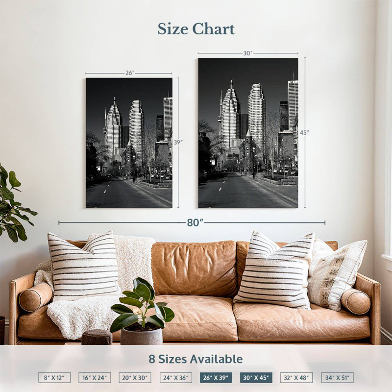 Gooderham Flatiron Building II, 39" H x 26" W