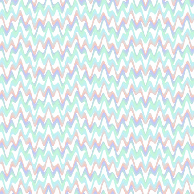 «Rochell Kaleiope Studio Squiggly Wavy Boho Motif» par Michelle Arena - impression sur toile tendue