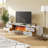 Simulated flame electronic fireplace TV stand