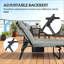Chaise longue d'extérieur, chaise longue pliante