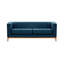 Buker Velvet Square Arms Sofa-372249299-382504802