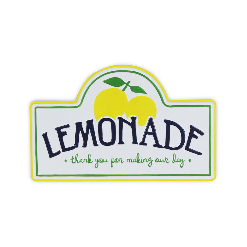 Panneau d'inspiration limonade, Vert