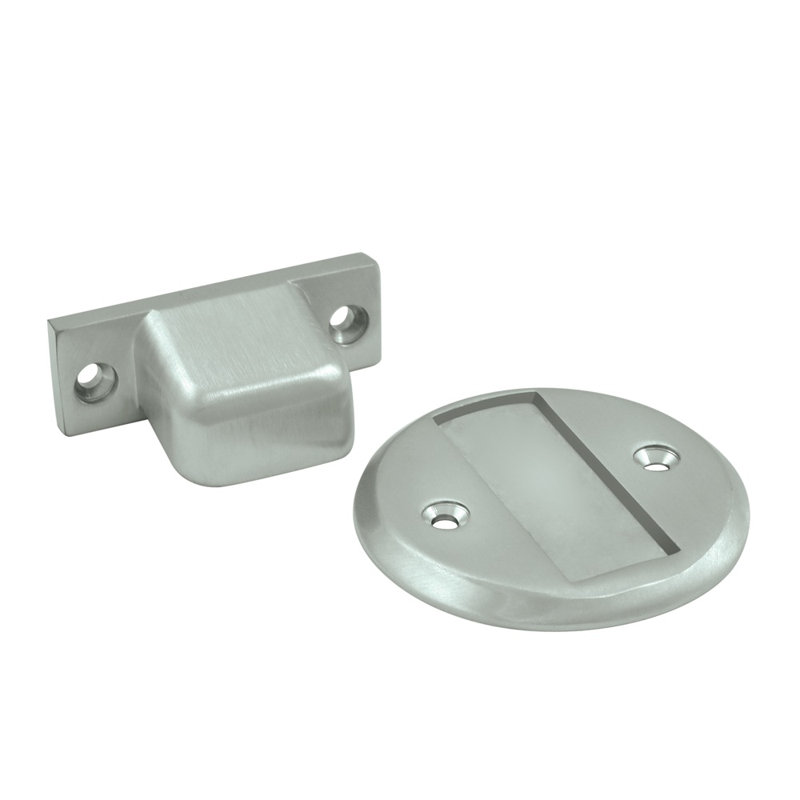 Porte-porte magnétique Deltana MDHF25CR003, Laiton poli par dépôt physique en phase vapeur
