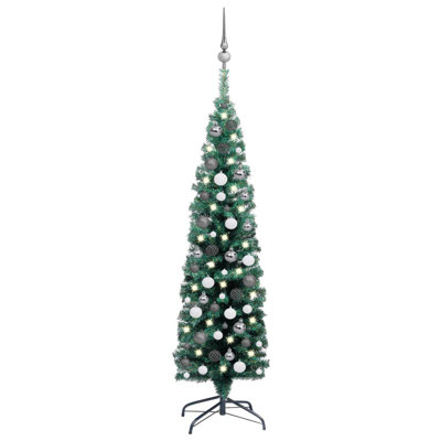 Slim Artificial Christmas Tree