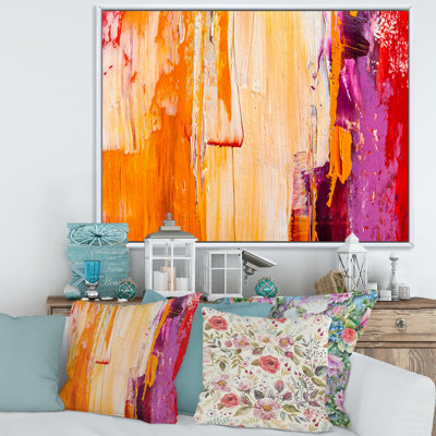 Abstrait vert grunge - Peinture sur toile