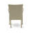 7 Piece Outdoor Patio Conversation Sets Consist of a Rectangle Wicker Dining Table with Glass Top and 6 Backyard Armchair with Cushion, Natural Linen-642267885