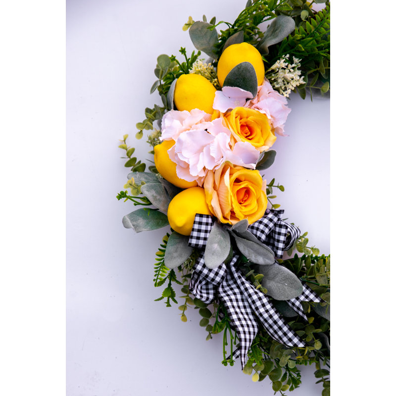 Handcrafted Faux 19'' Wreath