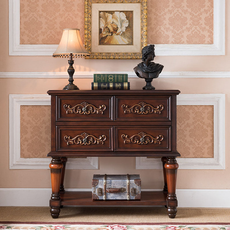 Commode d'appoint Siwar, Brun