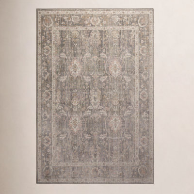 Chris Loves Julia x Loloi Rosemarie Sage Blush Rug
