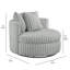 Fauteuil demi-tonneau surdimensionné Mindy