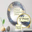 Mysterious Solar System Dream - Miroir mural spirale | Ovale-96240049