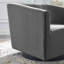 Fauteuil pivotant en velours Twist-1778750598
