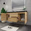 Ensemble de meuble-lavabo mural simple 60 po Castin-710231504