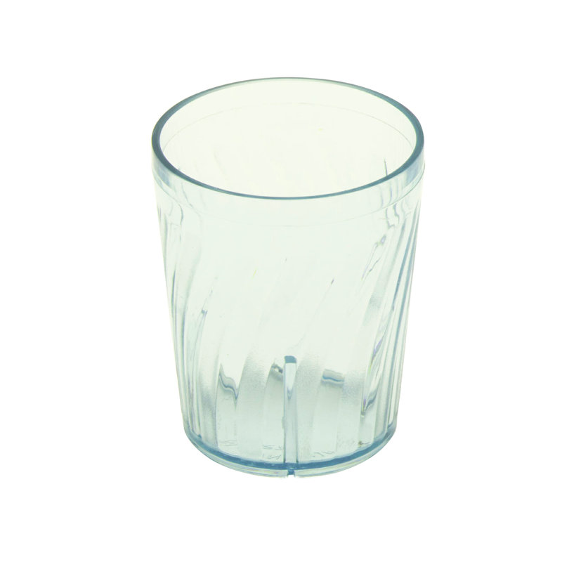 GET Gobelets en plastique incassables sans BPA Tahiti, 9 onces, transparent (ensemble de 12), 6 oz, Vert