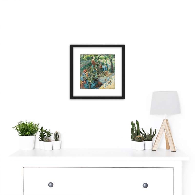 Camille Pissarro Apple Picking by Camille Pissarro - Single Picture Frame Painting