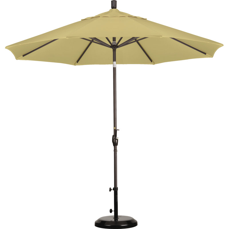 Parasol de marché 9 pi Ayomipo, Toile toile Sunbrella® blé