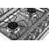 ABBA Silver Natural Gas 4 Burner Cooktop