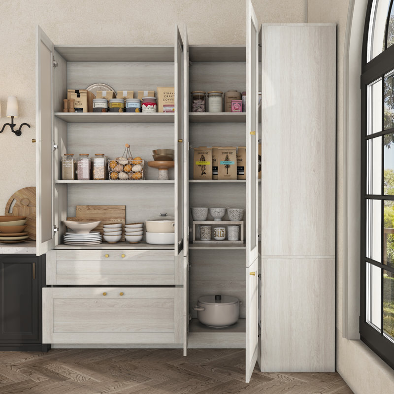 Grand garde-manger de coin 62,9 po