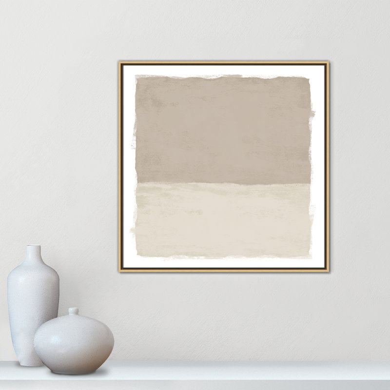 «Silent Sands I» par Natalie Carpentieri, Naturel, H 31,5 po x l 31,5 po