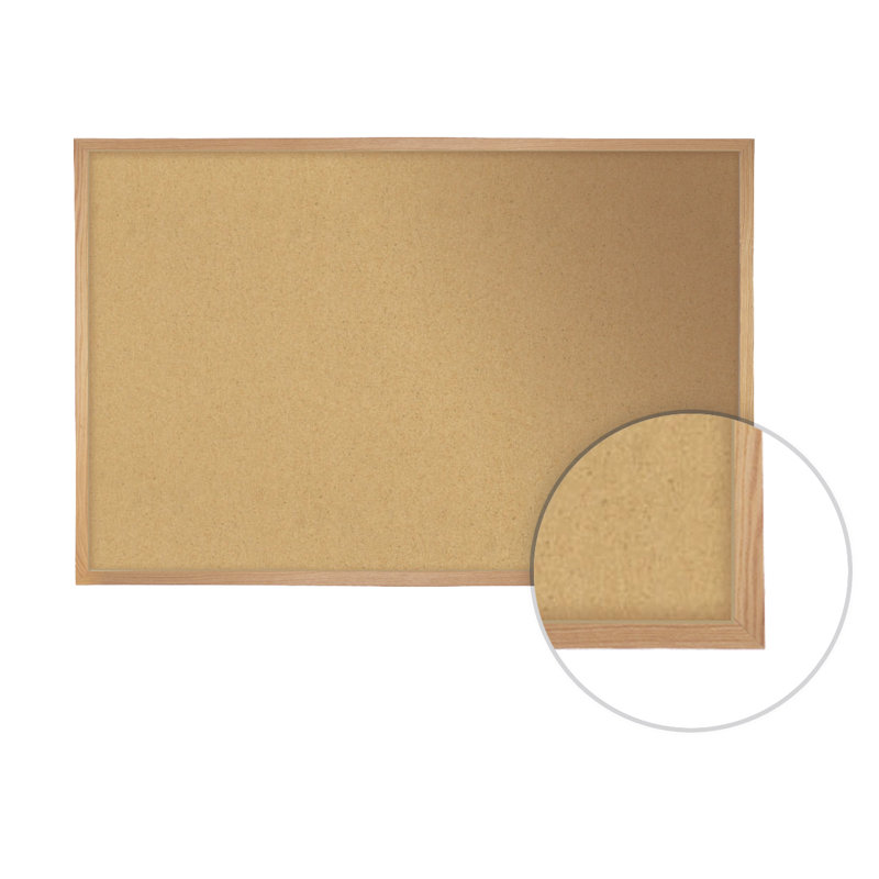Cork Bulletin Board Wall Cork Bulletin Board, 48.5" H x 96.5" W x 0.81" D