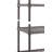 TRINITY Dark Gray 6-Tier Slat Shoe Rack