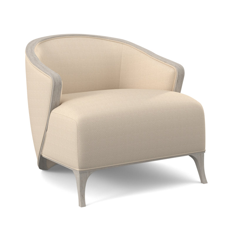Penegrine Lounge Chair, Bisque, Filigree Ivory