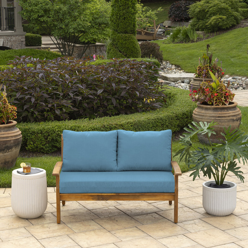 ARDEN 3 - Piece Outdoor Seat/Back Cushion, French Blue