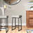 Pantanella Upholstered Counter Stool with Metal Frame-1975575031
