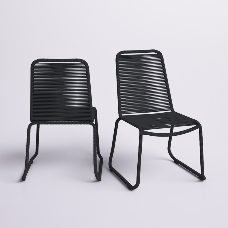 Brittany 2 Stacking Patio Indoor Dining Side Chair/ Restaurant Chair Stacking Chair for Patio Dining and Outdoor Spaces (set Of 2)