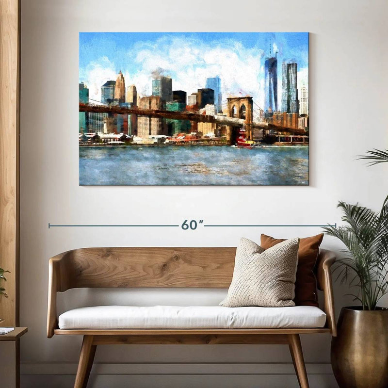 Pont Nicci Brooklyn, New York, H 32 po x l 48 po