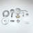 8-Spray Dual Shower System With 3-Way Diverter And Stainless Steel Hose-109980556