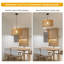 Luminaire suspendu cage en bois 1 lumière Farmhouse Boho