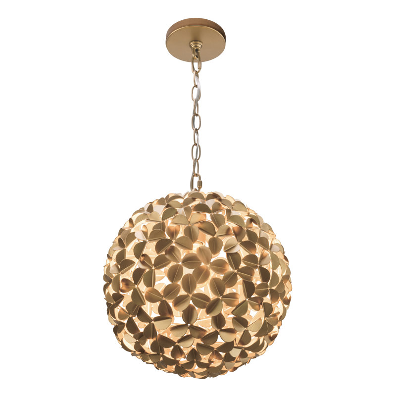 13'' Soft Gold Chandelier