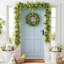 Décorations pour guirlandes de baies de 5,9 pi de fleurs avec œufs de Pâques et guirlandes de vignes florales pour cheminée, manteau, table et intérieur