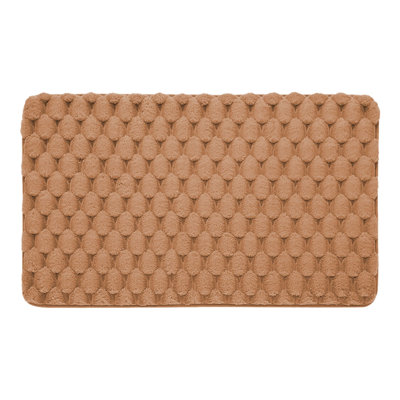  Coffee Bathroom Rugs, Super Soft and Water Absorbent Bath Mat for Bathroom Non Slip, Machine Washable, Quick Dry, Bath Rugs Carpet for Floor, Tub and Shower, Home Decor Accessories