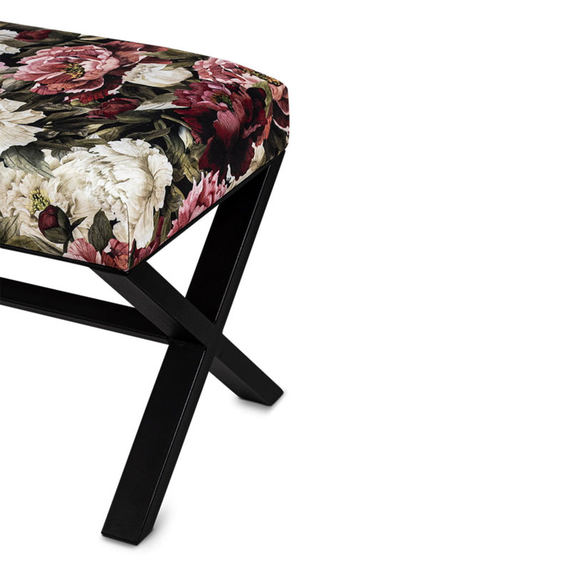 Hanzhe Velvet Upholstered Bench, H45 x W110 x D30cm