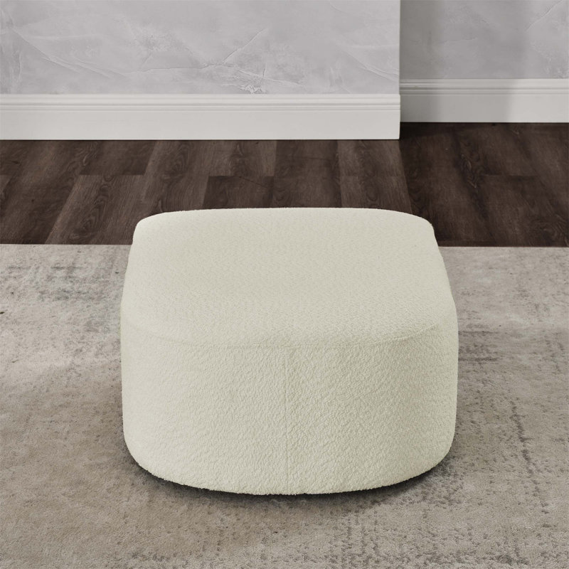 Versatile Ottoman for Modular Sofa with Practical Assembly Feature, Beige