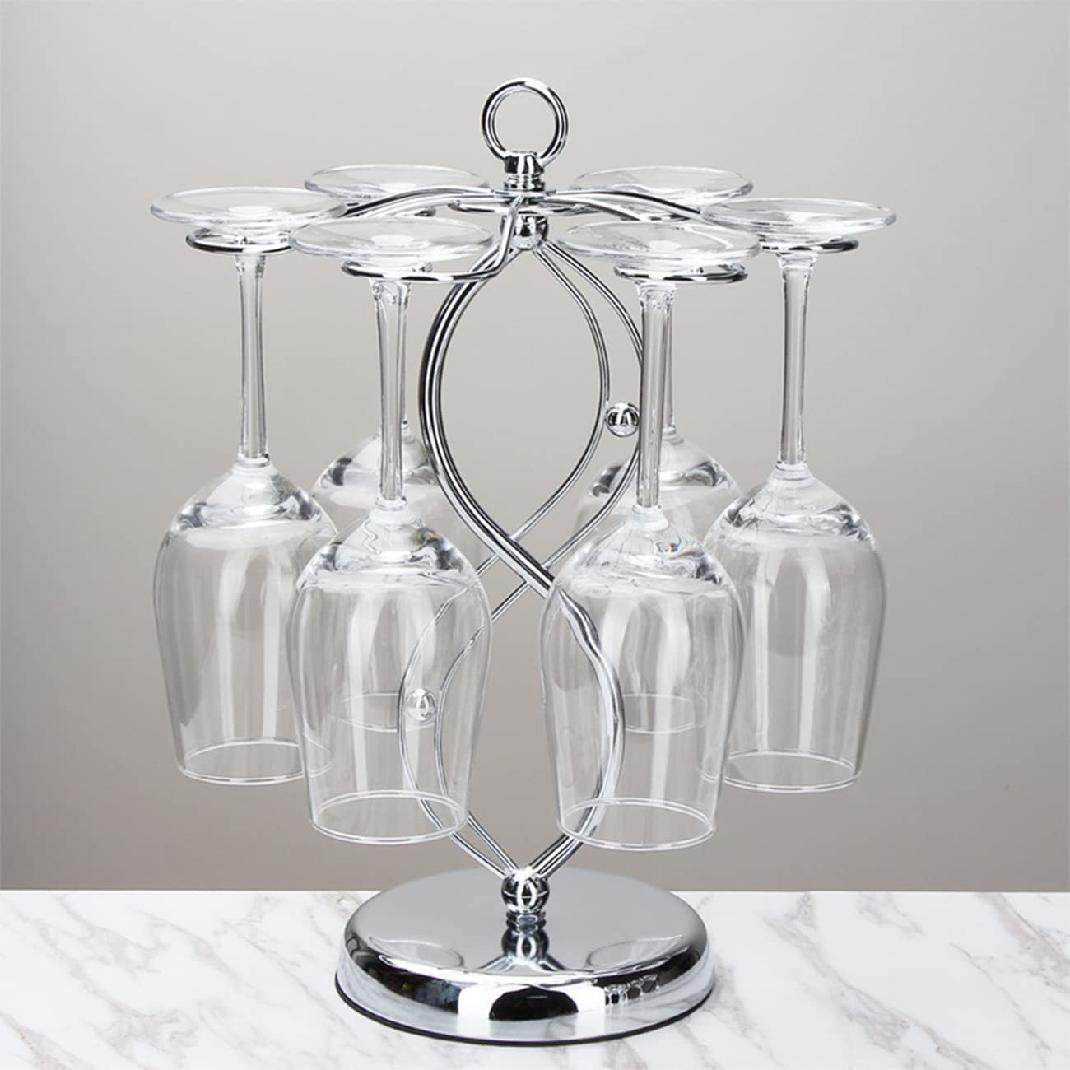 Wine glass 2024 standing rack