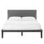 Grand lit plateforme tapissier 