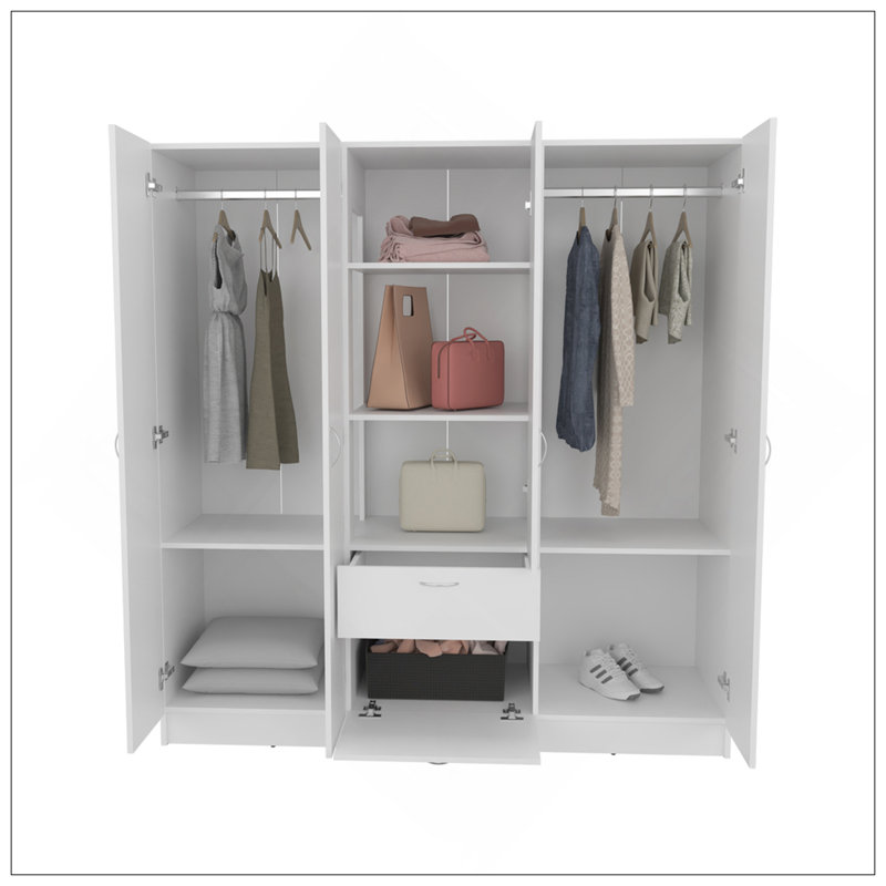 Armoire Maya, chambre, blanc