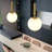Hildreth 1-Light Globe Pendant Light 8" Opal Glass Kitchen Island-1256846022