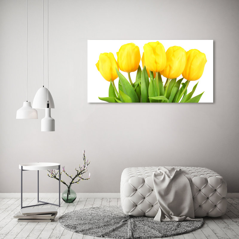 Yellow Tulips - Wrapped Canvas Print