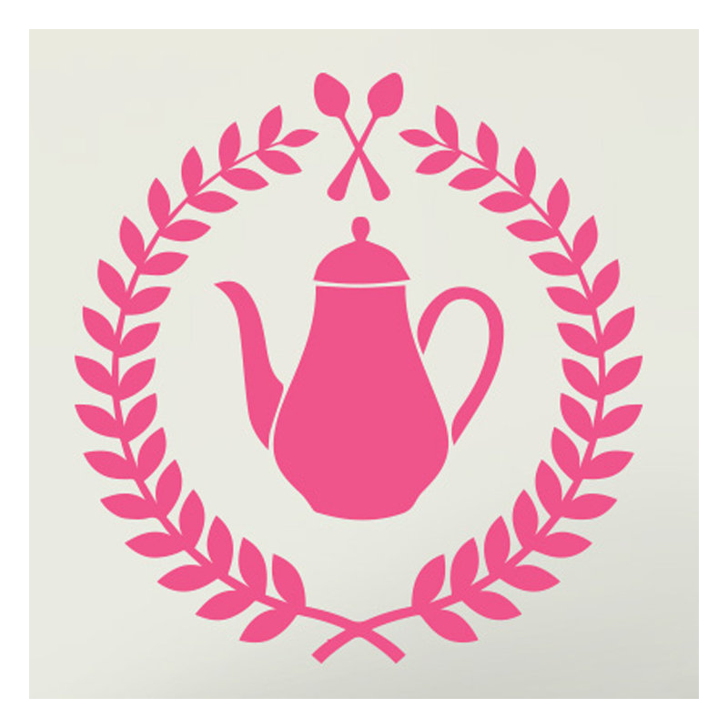 Food & Beverage Wall Decal, Medium, Pink