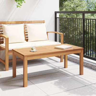 Rectangular Teak Outdoor Chat Table , 95cm cm W 45cm cm D