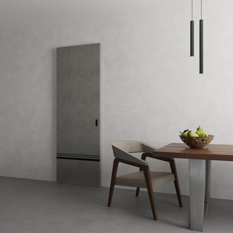 Grange cachée | Planum 0012 | Portes robustes à finition robuste et modernes | Ensemble coulissant Magic, 28 po x 84 po