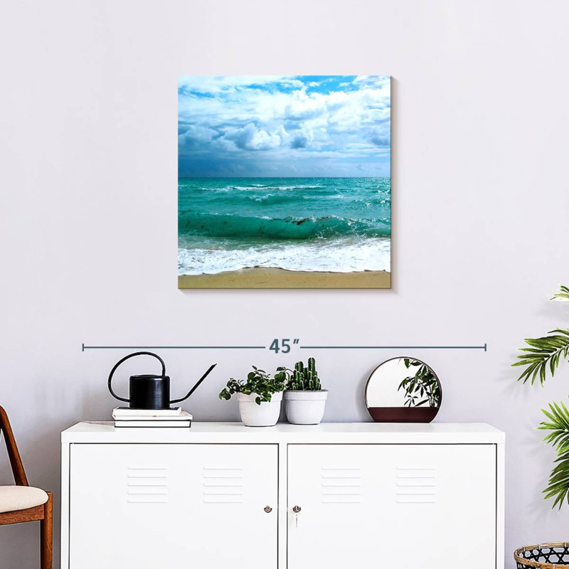 Gillard bleu sarcelle Surf II, H 24 po x l 24 po