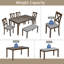 Ensemble de salle à manger 6 pièces avec table spacieuse-951247433