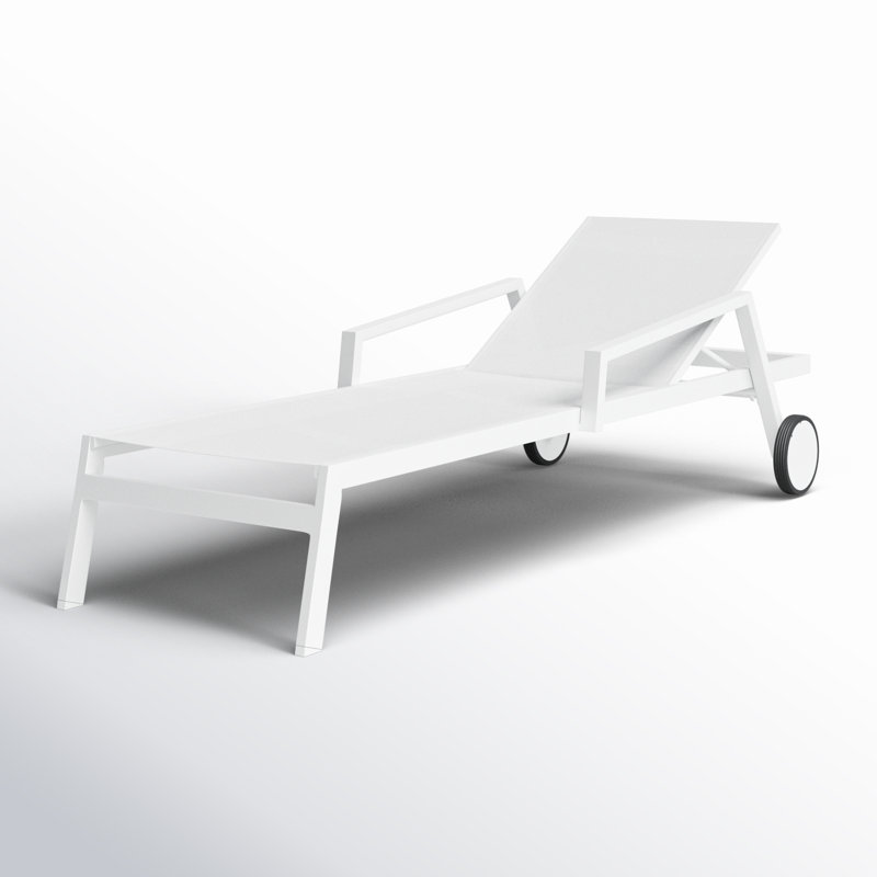 Bondi Outdoor Chaise Lounge, White