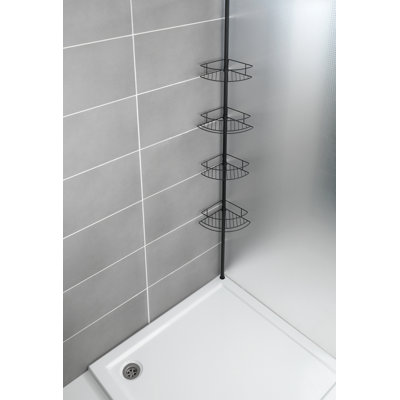 Dolcedo Tension Pole Stainless Steel Shower Caddy